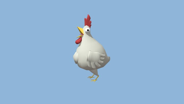 Chicken 3D for Unity 3D Model