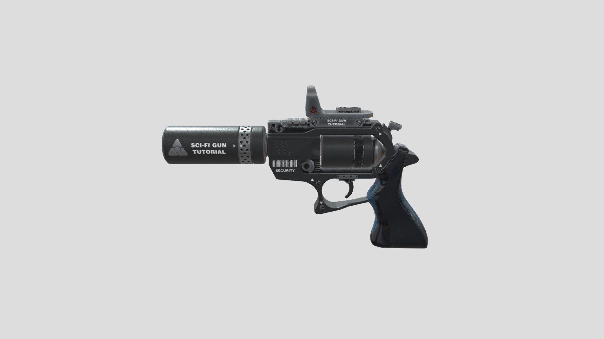 Sci-fi pistol