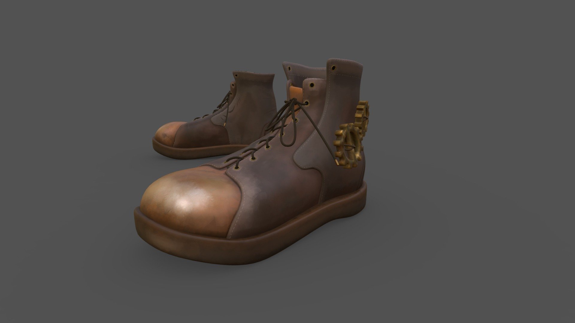 Stylised Hand-Painted Boots - 3D model by rakenval [26cfd5b] - Sketchfab