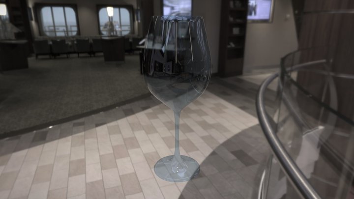 wine glass 3D Model