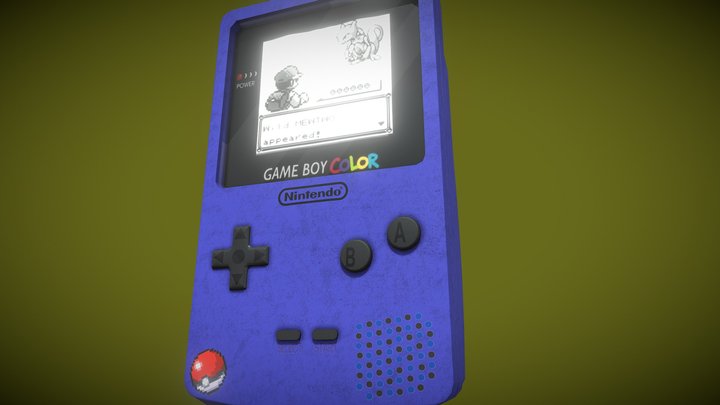 GAMEBOY COLOR 3D Model