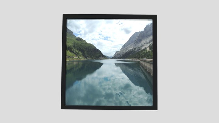 Mountain-Lake picture 3D Model