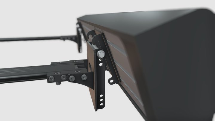 JB Falcon Removable Brackets for QR Dettached 3D Model