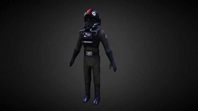 Star Wars Imperial Pilot 3D Model