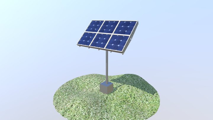 Solpaneler 3D Model