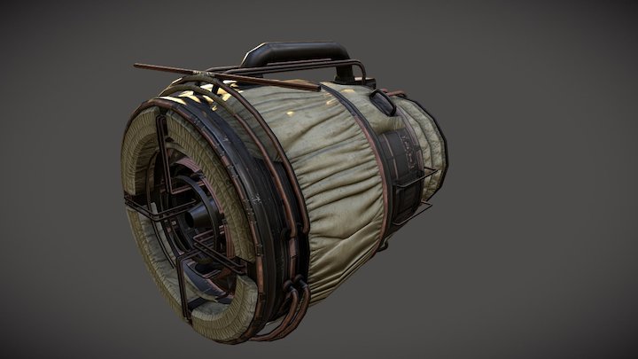 Engine 02 3D Model