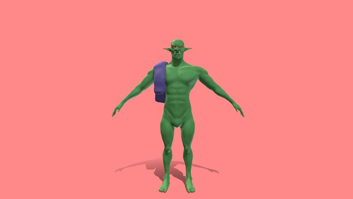 Comp 4 | Life Guard Orc dude 3D Model
