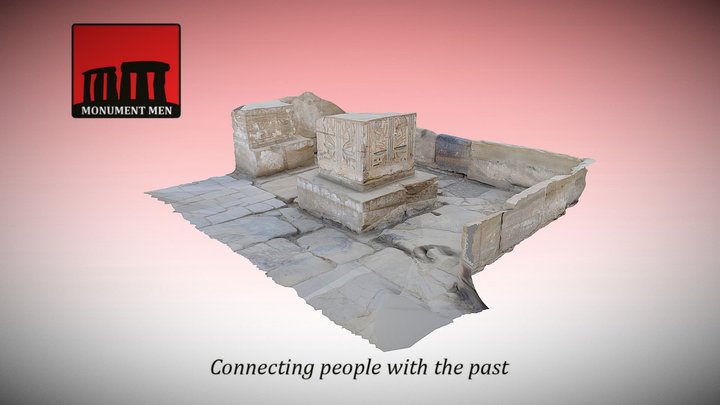Square Pillar - Amun Shrine 3D Model