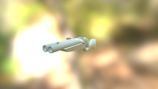 Rough Shotgun Model 3D Model