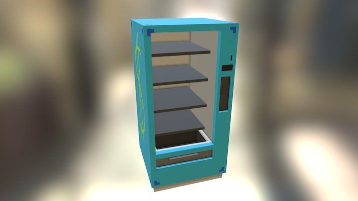 LD38 - Voxelart Vending Mechien 3D Model