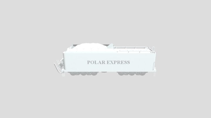 Polar Express Tender 3D Model