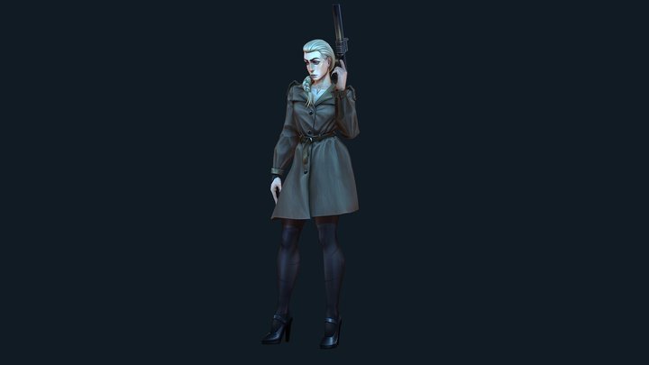 Kate 3D Model