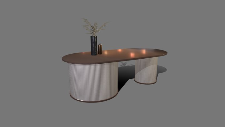 table_dining_1 3D Model