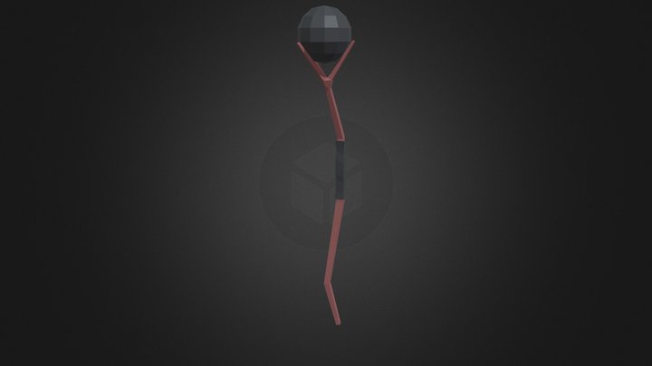 Magic Staff 3D Model