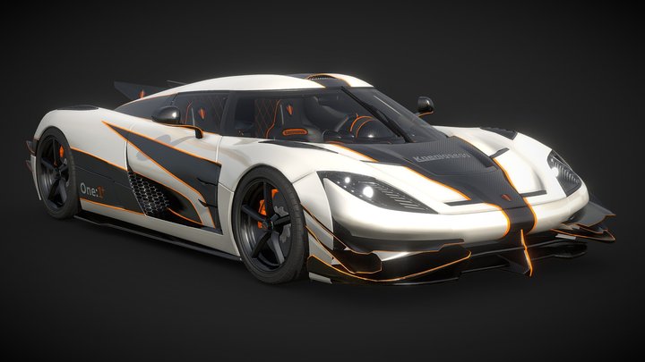 Koenigsegg One Pro 3D Model