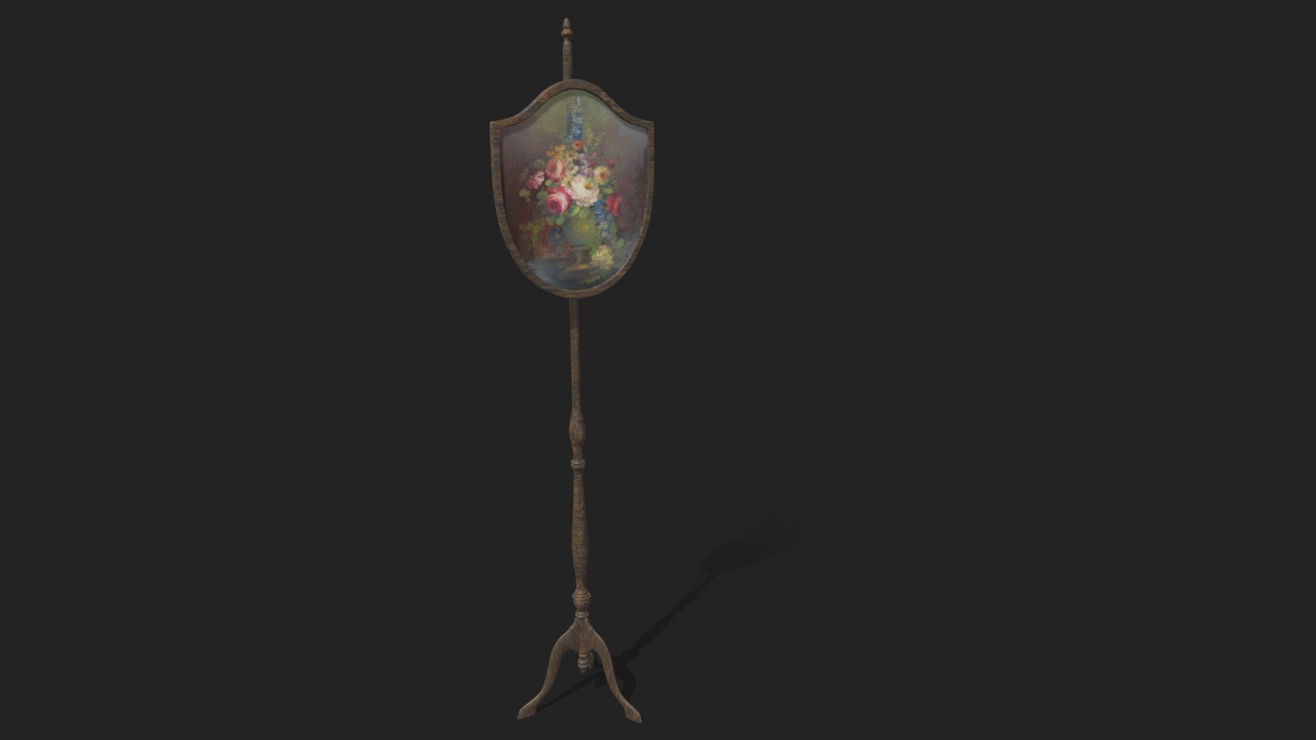 Antique Fire Screen