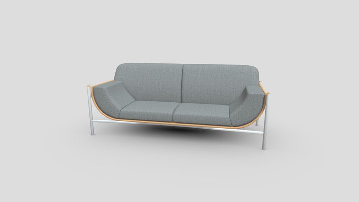 dlX - Sofa(Velo) 3D Model
