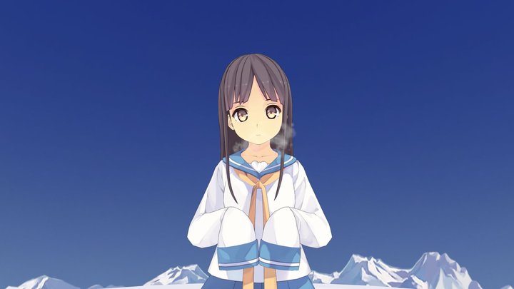 Line of Sight Girl 3D Model