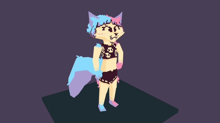 standin, chillin 3D Model