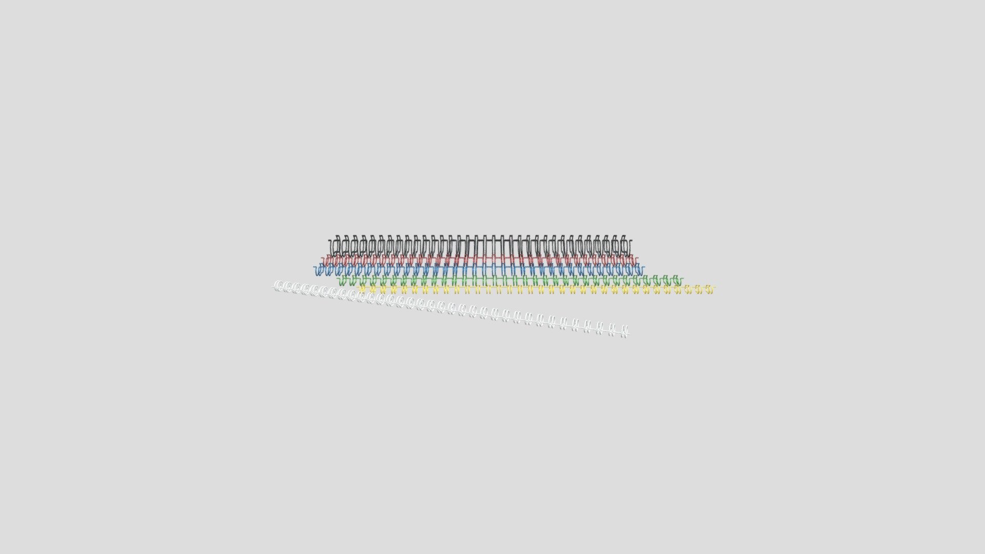 Wire Binding Spines — Sketchfab embed 3D viewer