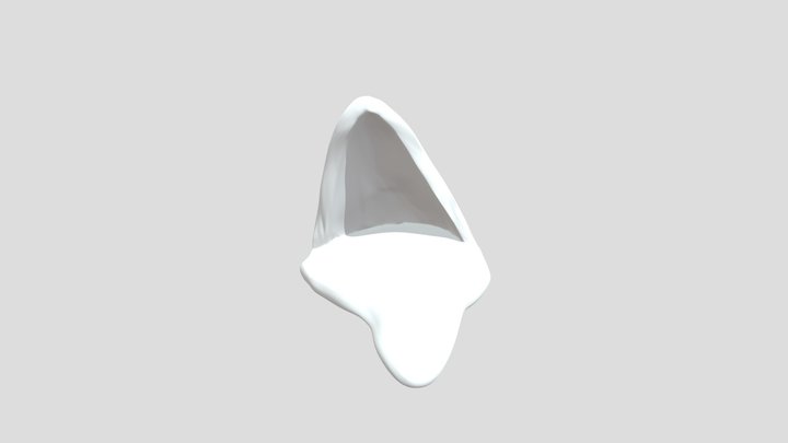 Ear Shiba Mid 3D Model