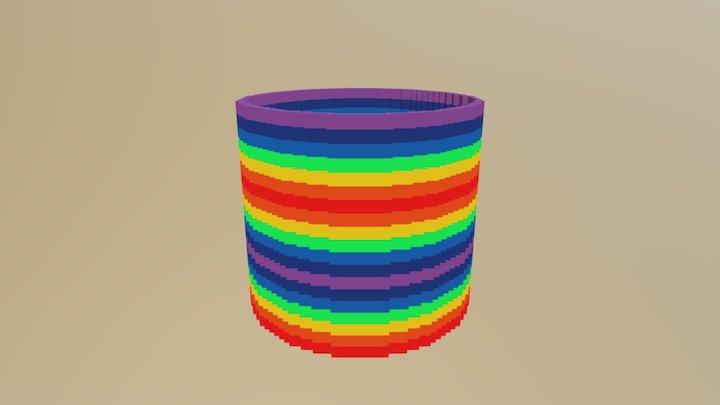 Rainbow Cup 3D Model