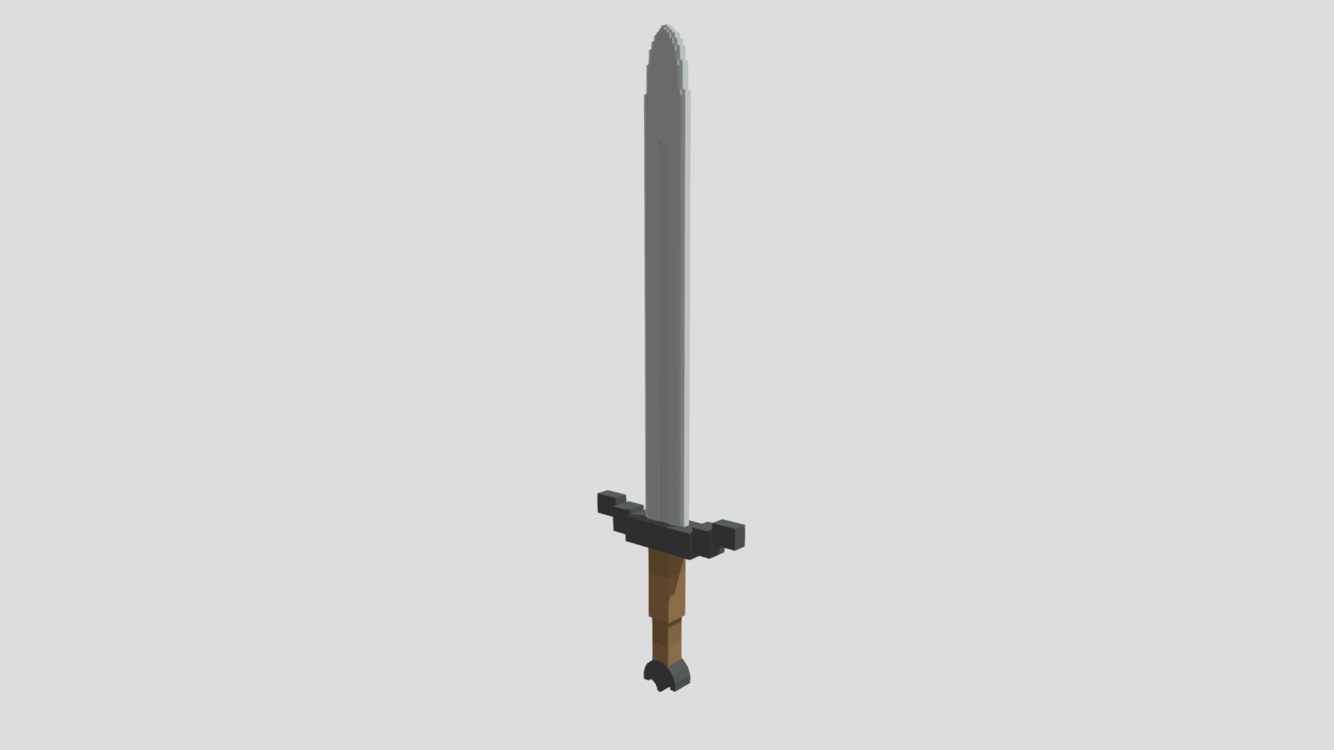 Knigth Sword Minecraft 3d model - 3D model by Totomago [26d93a9 ...