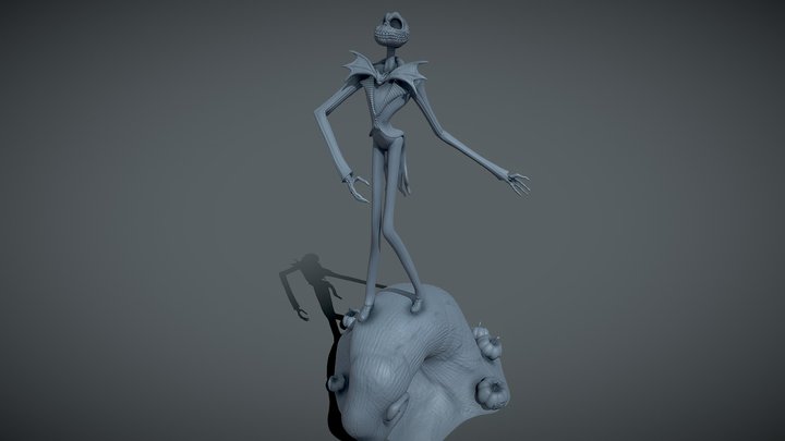 Personaje de Jack Skellington preparado para Modo Modelo 3D $79 - .lxo -  Free3D