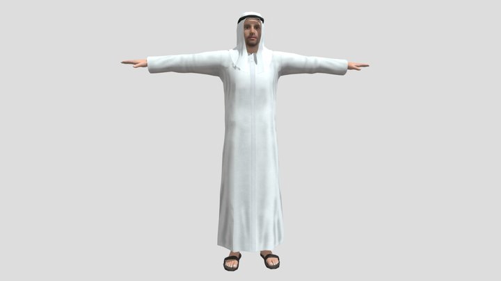Arab Male 3D Model