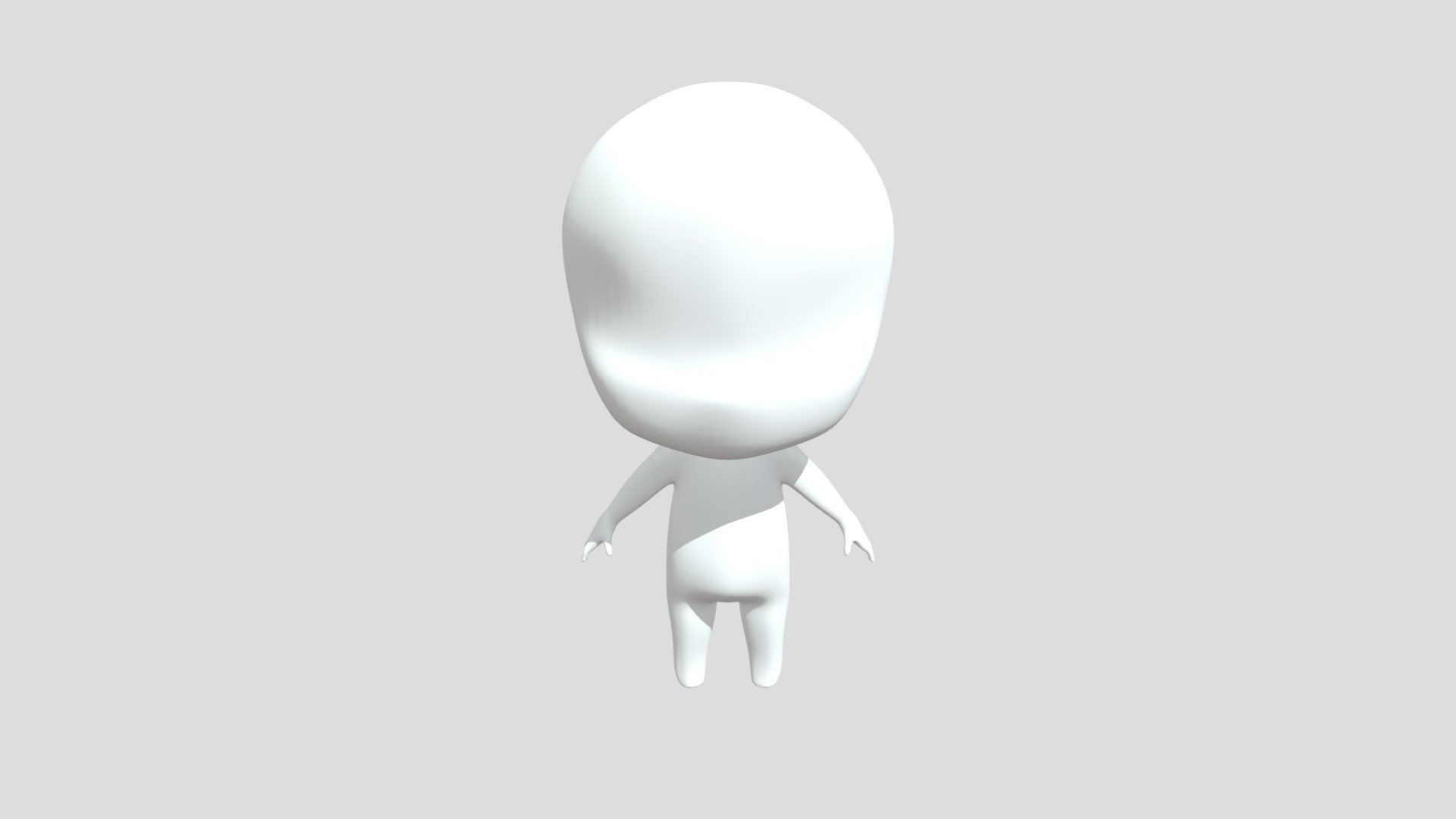 Chibi Basemesh On Cubebrush Co Chibi 3d Model 3d Mode - vrogue.co