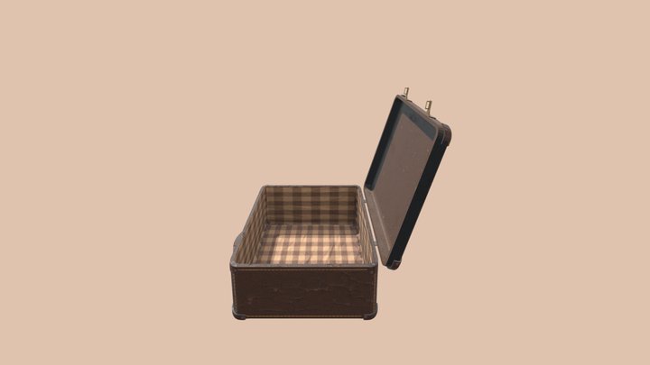 Leather Briefcase 3D Model