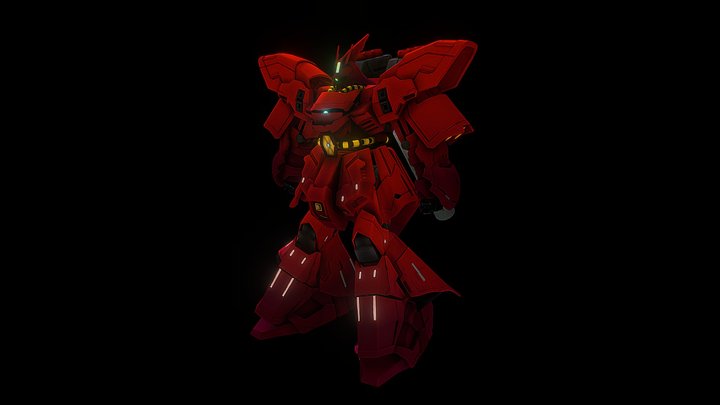 Sazabi 3D Model