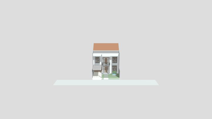 Rumah Blok E5-6 3D Model