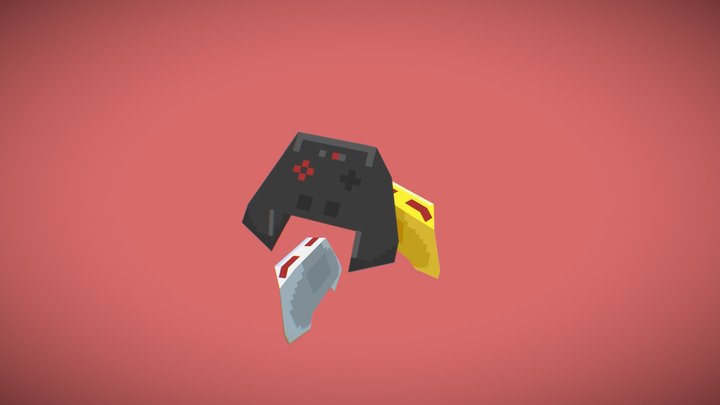 8Bit-Controllers 3D Model