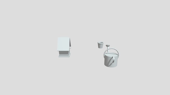 1VFX19N Van Bastelaere Aiko 3 Simple Props 3D Model