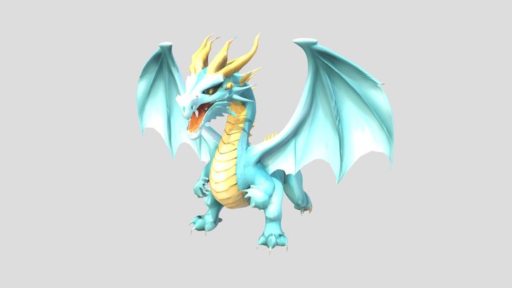 Cryozar, the Frostborn Wyrm – Modello 3D gratuito STL