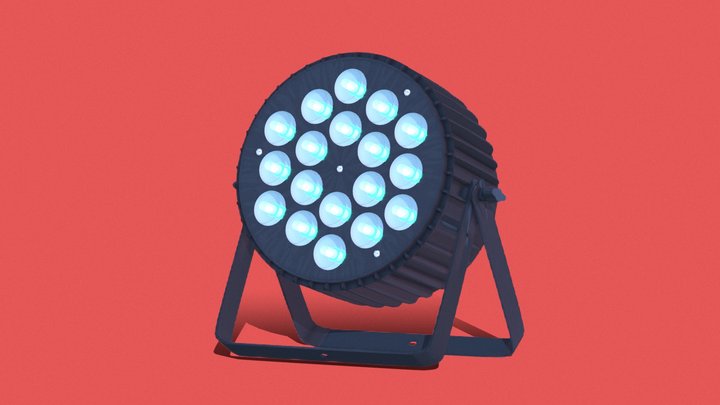 Spot Light 18x10 3D Model