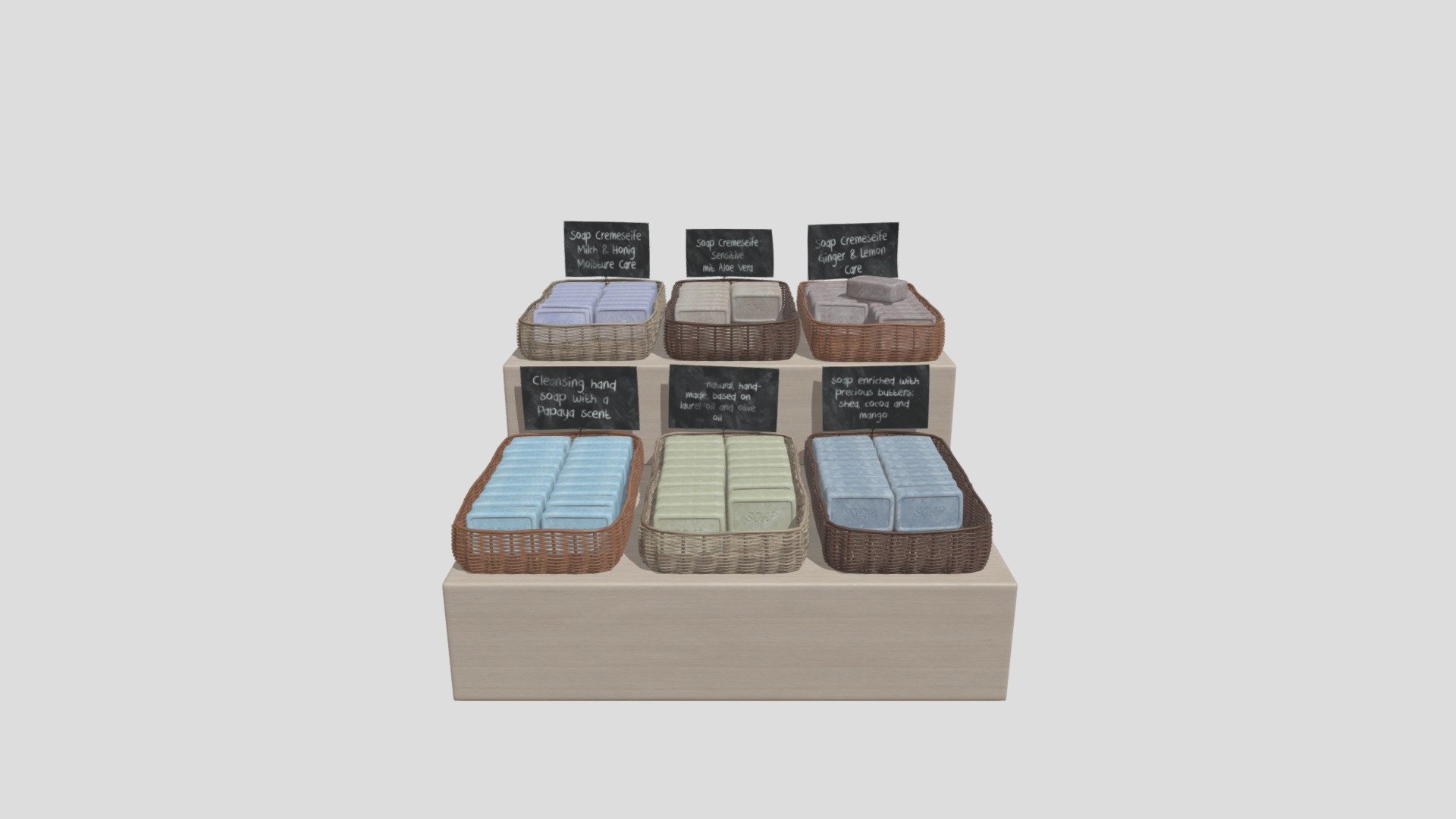 store fixtures 9 AM259 Archmodel - Buy Royalty Free 3D model by ...