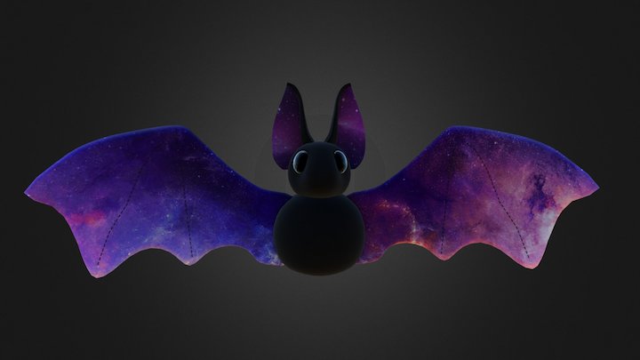 Galaxy Bat 3D Model