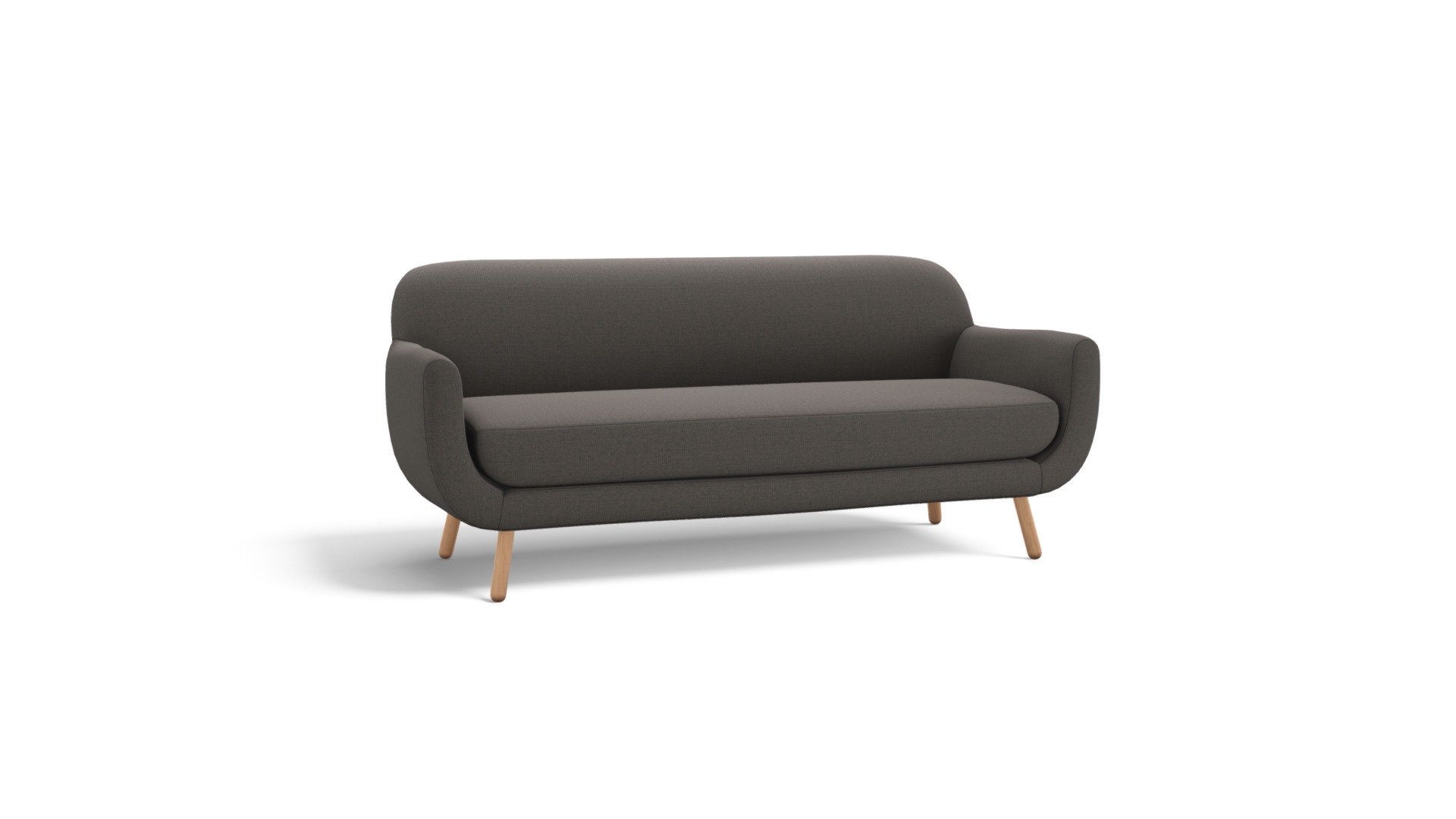 Jonah 3 Seater Sofa, Stone Grey