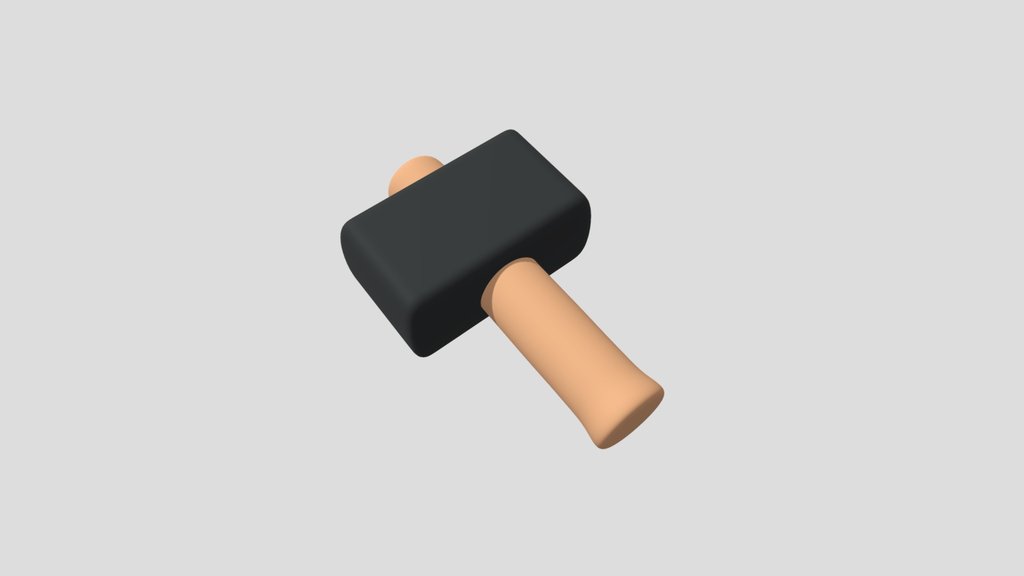 Hammer / Молоток (Low poly)