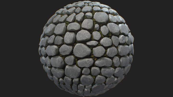 Seamless Rustic Stone Wall & Floor Texture 054
