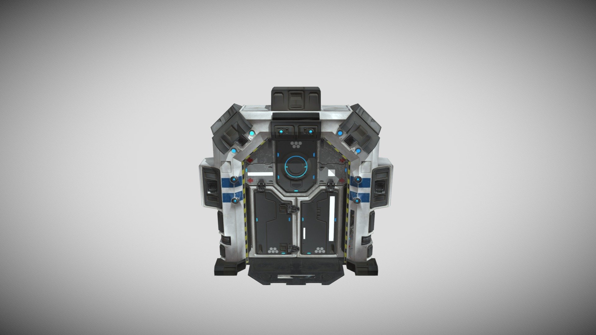 SciFi Door Animation Loops