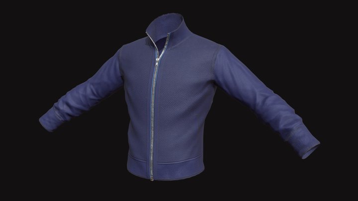 Fleece Jacket 3D Model