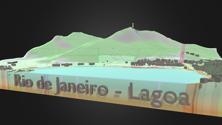 Rio de Janeiro - Lagoa 3D Model