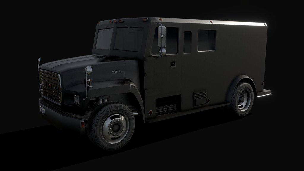 MD '84 Armored - Low poly model