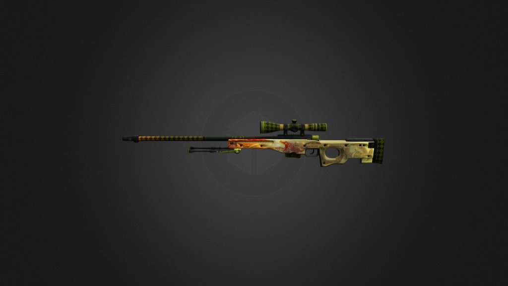 AWP | Dragon Lore - 3D model by krakencommunity [26e8556] - Sketchfab