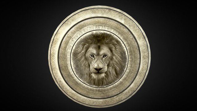 Lion Shield 3D Model