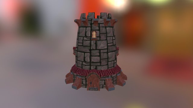 Torre Mapeada Final 3D Model