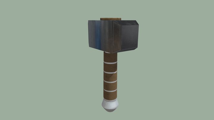 Thor's hammer 3D Model